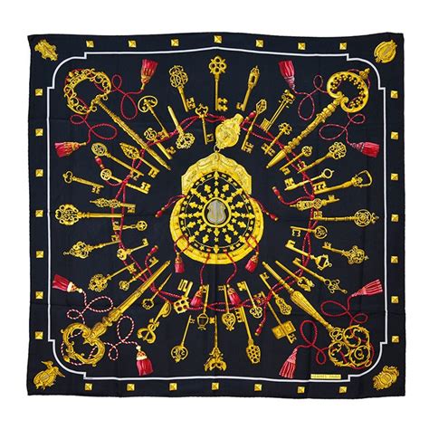 hermes keys scarf